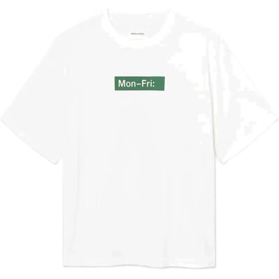 WOOD WOOD Wwgary Tee Mon-Fri 25222 S BRIGHT WHITE S WOOD WOOD Wwgary Tee Mon-Fri 25222 S BRIGHT WHITE S