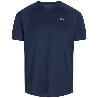 ZEBDIA Men Sports T-Shirt/Chest Print S NAVY S ZEBDIA Men Sports T-Shirt/Chest Print S NAVY S