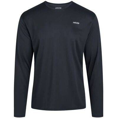 ZEBDIA Men L/S Sports Tee S NAVY S ZEBDIA Men L/S Sports Tee S NAVY S