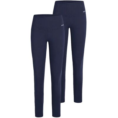 ZEBDIA Women Sports Tights 2-Pack XL NAVY XL ZEBDIA Women Sports Tights 2-Pack XL NAVY XL