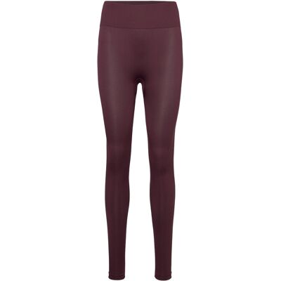ZEBDIA Women Seamless Plain Leggings M/L WINE TASTING M/L ZEBDIA Women Seamless Plain Leggings M/L WINE TASTING M/L