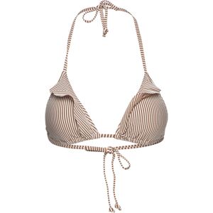 Becksöndergaard Striba Bel Frill Bikini Top S SORREL BROWN S Becksöndergaard Striba Bel Frill Bikini Top S SORREL BROWN S