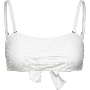 Casall Waffle Bandeau Tie Back Bikini Top 40 WHITE 40 Casall Waffle Bandeau Tie Back Bikini Top 40 WHITE 40