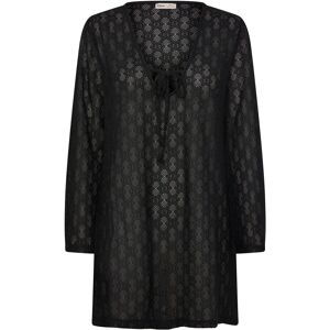 Etam Flower Beachwear Robe L BLACK L Etam Flower Beachwear Robe L BLACK L