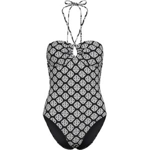 Gant Monogram Print Swimsuit S BLACK S Gant Monogram Print Swimsuit S BLACK S