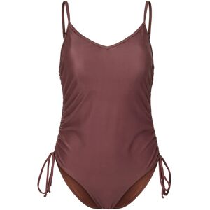 Pieces Pcbaomi Ruching Swimsuit Bc S DEEP MAHOGANY S Pieces Pcbaomi Ruching Swimsuit Bc S DEEP MAHOGANY S