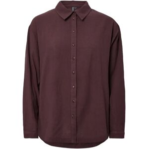Pieces Pcagnes Ls Oversized Shirt Wvn Bc S DEEP MAHOGANY S Pieces Pcagnes Ls Oversized Shirt Wvn Bc S DEEP MAHOGANY S