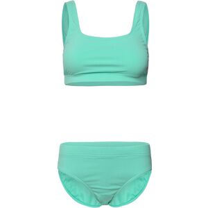 Speedo Womens Textured Deep U-Back 2Pc 42 BLUE 42 Speedo Womens Textured Deep U-Back 2Pc 42 BLUE 42