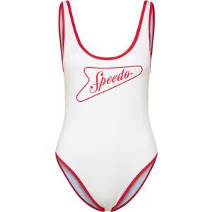 Speedo Solid Bound Scoop One Piece M HIGH RISK RED/BRIGHT WHITE M Speedo Solid Bound Scoop One Piece M HIGH RISK RED/BRIGHT WHITE M