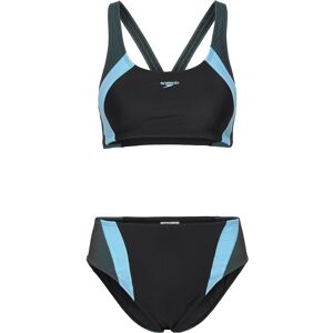 Speedo Quantum Rib Splice Two Piece 44 ANTHRACITE/ANGELIC BLUE 44 Speedo Quantum Rib Splice Two Piece 44 ANTHRACITE/ANGELIC BLUE 44