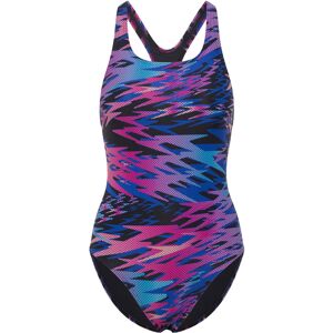 Speedo Hyperboom Print Medalist Swimsuit 40 ANTHRACITE 40 Speedo Hyperboom Print Medalist Swimsuit 40 ANTHRACITE 40