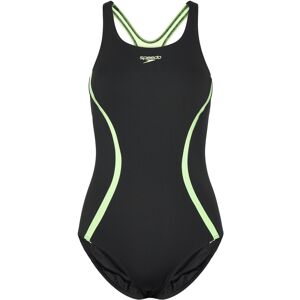 Speedo Solid Splice Medalist One Piece 42 ANTHRACITE/PALE CLOVER 42 Speedo Solid Splice Medalist One Piece 42 ANTHRACITE/PALE CLOVER 42