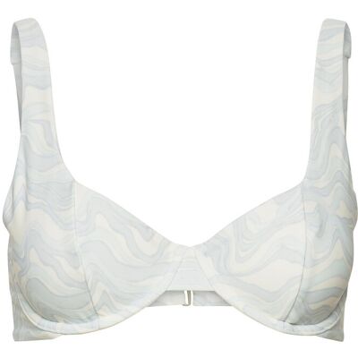 Abercrombie & Fitch Anf Womens Swim XS BLUE WAVE PRINT XS Abercrombie & Fitch Anf Womens Swim XS BLUE WAVE PRINT XS