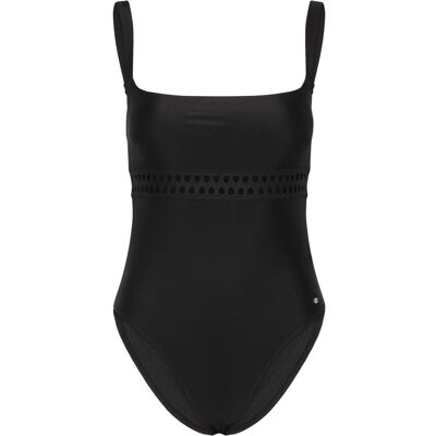 Boss Eyelet Swimsuit XL BLACK XL Boss Eyelet Swimsuit XL BLACK XL