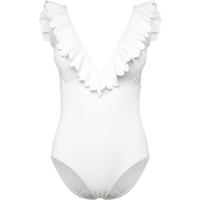 Malina Justine Swimsuit XXL WHITE XXL Malina Justine Swimsuit XXL WHITE XXL