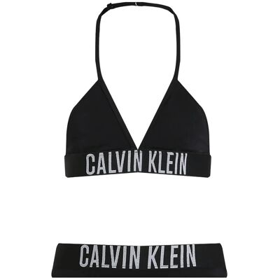 Calvin Triangle Bikini Set 140-152 PVH BLACK 140-152 Calvin Triangle Bikini Set 140-152 PVH BLACK 140-152