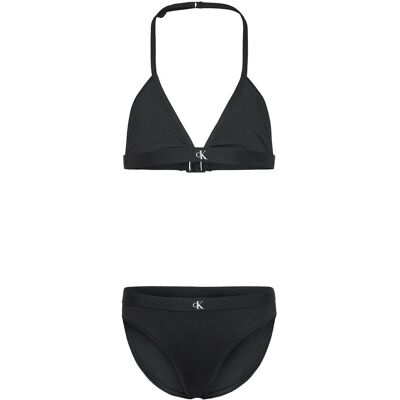 Calvin Triangle Bikini Set 140-152 PVH BLACK 140-152 Calvin Triangle Bikini Set 140-152 PVH BLACK 140-152