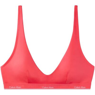 Calvin Halter Bralette XS PUNCH PINK XS Calvin Halter Bralette XS PUNCH PINK XS