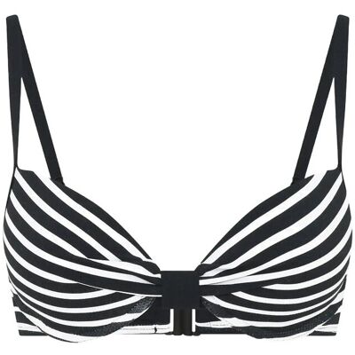 CCDK Copenhagen Demi Bikini Top Moulded W. Wire C x 70 BLACK STRIPE C x 70 CCDK Copenhagen Demi Bikini Top Moulded W. Wire C x 70 BLACK STRIPE C x 70