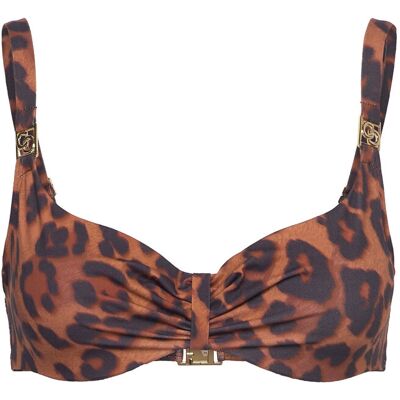 Chantelle Beach Sauvage Underwired E x 80 WILD LEOPARD E x 80 Chantelle Beach Sauvage Underwired E x 80 WILD LEOPARD E x 80