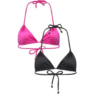 Dorina Amnesia Triangle XXS PINK/BLACK XXS Dorina Amnesia Triangle XXS PINK/BLACK XXS