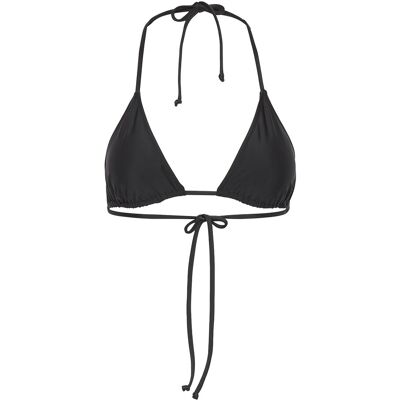GANNI Recycled Core Solid String Bikini Top 40 BLACK 40 GANNI Recycled Core Solid String Bikini Top 40 BLACK 40