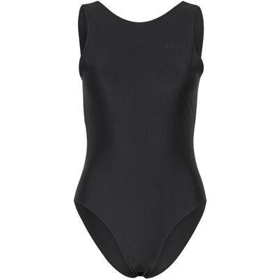 GANNI Recycled Core Solid Sporty Swimsuit 34 BLACK 34 GANNI Recycled Core Solid Sporty Swimsuit 34 BLACK 34