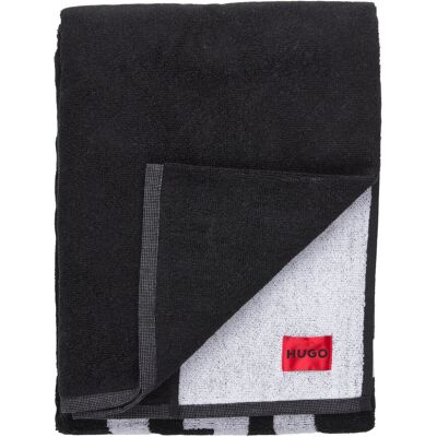 HUGO Stacked Logo_Towel ONE SIZE BLACK ONE SIZE HUGO Stacked Logo_Towel ONE SIZE BLACK ONE SIZE