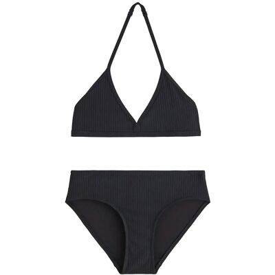Lindex Bikini Triangle Rib 158/164 BLACK 158/164 Lindex Bikini Triangle Rib 158/164 BLACK 158/164