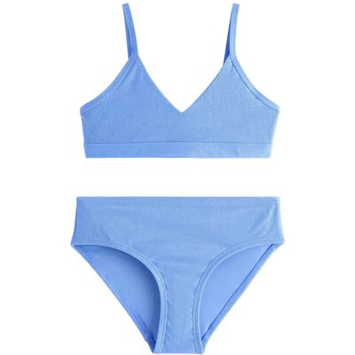 Lindex Bikini Set With Glitter 146/152 LIGHT DUSTY BLUE 146/152 Lindex Bikini Set With Glitter 146/152 LIGHT DUSTY BLUE 146/152
