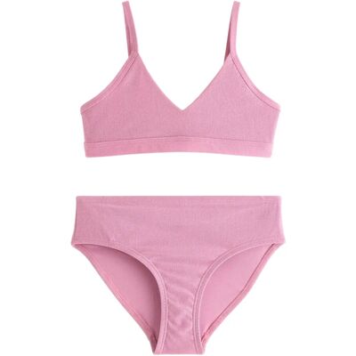 Lindex Bikini Set With Glitter 128 PINK 128 Lindex Bikini Set With Glitter 128 PINK 128