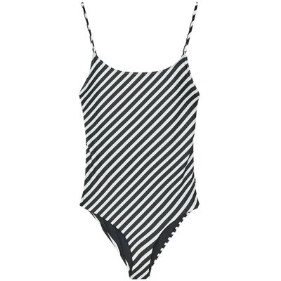 Mads Nørgaard Splash Salena Swimsuit XXXL BLACK STRIPE XXXL Mads Nørgaard Splash Salena Swimsuit XXXL BLACK STRIPE XXXL