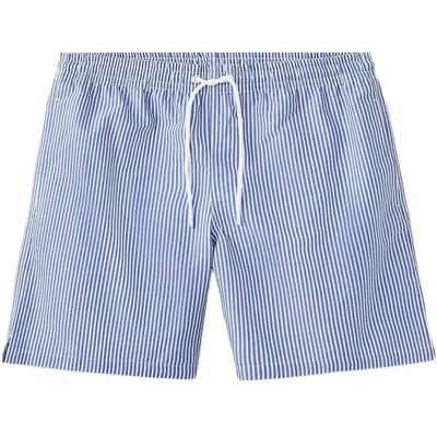 Mango Seersucker Striped Swimsuit XL MEDIUM BLUE XL Mango Seersucker Striped Swimsuit XL MEDIUM BLUE XL