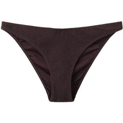 Mango Classic Textured Bikini Knickers XL BROWN XL Mango Classic Textured Bikini Knickers XL BROWN XL