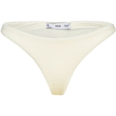 Mango Brazilian Textured Bikini Knicker S LIGHT BEIGE S Mango Brazilian Textured Bikini Knicker S LIGHT BEIGE S