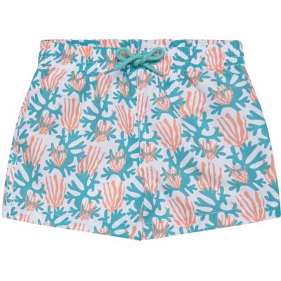 Mango Printed Swimming Trunks 96 TURQUOISE - AQUA 96 Mango Printed Swimming Trunks 96 TURQUOISE - AQUA 96