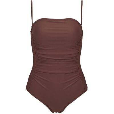 Missya Bari Swimsuit 36 CHOCOLATE BROWN 36 Missya Bari Swimsuit 36 CHOCOLATE BROWN 36
