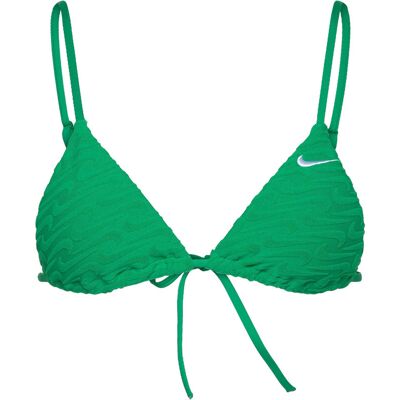 NIKE SWIM Nike Swoosh Terry Towelling Triangle Bikini Top XS STADIUM GREEN XS NIKE SWIM Nike Swoosh Terry Towelling Triangle Bikini Top XS STADIUM GREEN XS