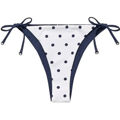 Panos Emporio Polka Dot Iliana Reversible Bottom 36 WHITE/NAVY 36 Panos Emporio Polka Dot Iliana Reversible Bottom 36 WHITE/NAVY 36