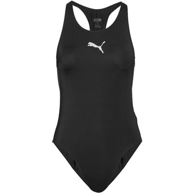 Puma Swim Women Racerback Swimsuit 1P L BLACK L Puma Swim Women Racerback Swimsuit 1P L BLACK L