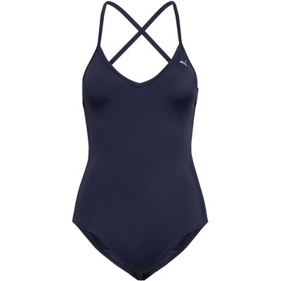 Puma Swim Women Vneck Padded Swimsuit 1P XL NAVY XL Puma Swim Women Vneck Padded Swimsuit 1P XL NAVY XL