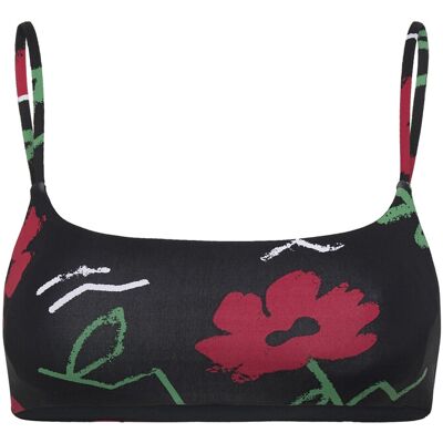 Quiksilver Viacha Top L BLACK STREET FLORAL 32 L Quiksilver Viacha Top L BLACK STREET FLORAL 32 L