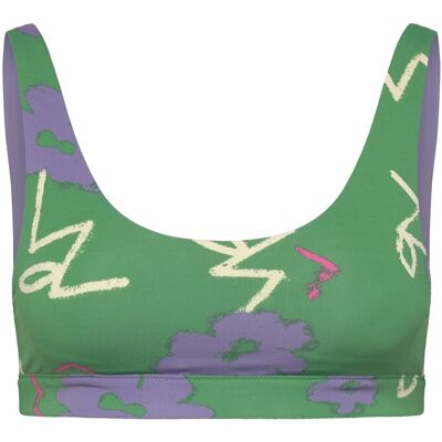 Quiksilver Riva Top L LEPRECHAUN STREET FLORAL 32 L Quiksilver Riva Top L LEPRECHAUN STREET FLORAL 32 L