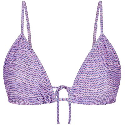 Röhnisch Tiwa Bikini Top XS ZIGZAG PURPLE XS Röhnisch Tiwa Bikini Top XS ZIGZAG PURPLE XS