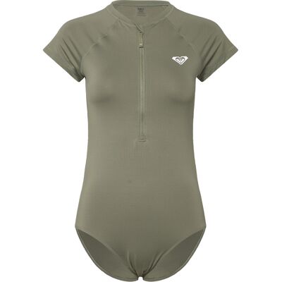 Roxy Essentials Zipped Cs Onesie XS OIL GREEN XS Roxy Essentials Zipped Cs Onesie XS OIL GREEN XS