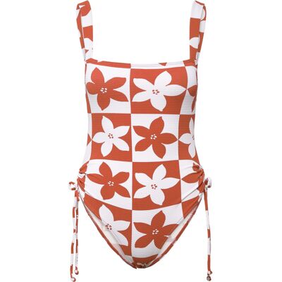 Roxy Hazy Days One Piece S GINGER SPICE FLORA S Roxy Hazy Days One Piece S GINGER SPICE FLORA S