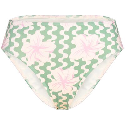 Roxy Hibiscus Daze Midwaist Bikini M BASIL PARTY WAVES YW M Roxy Hibiscus Daze Midwaist Bikini M BASIL PARTY WAVES YW M