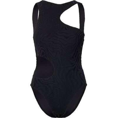 Seafolly Second Wave Cut-Out One Piece 42 BLACK 42 Seafolly Second Wave Cut-Out One Piece 42 BLACK 42