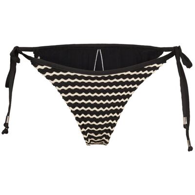 Seafolly Mesh Effect Tie Side Rio Pant 42 BLACK 42 Seafolly Mesh Effect Tie Side Rio Pant 42 BLACK 42