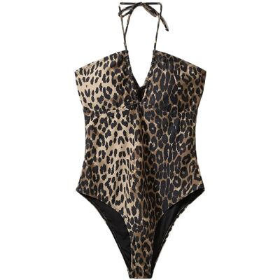 Sofie Schnoor Chellesw Swimsuit XL LIGHT BROWN LEOPARD XL Sofie Schnoor Chellesw Swimsuit XL LIGHT BROWN LEOPARD XL